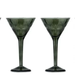 Nkuku Mila Cocktail Glass Emerald
