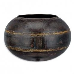 Nkuku Endo Reclaimed Iron Globe Planter