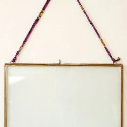 Nkuku Extra Large Antique Brass Kiko Frame 36x29cm - Landscape