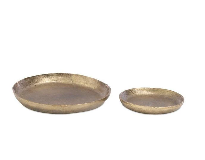 Nkuku Jahi Gold Plate Small - Elegant Tableware for Modern Dining 1 Nkuku Jahi Gold Plate Small