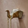 Nkuku Elephant Hook In Antique Brass