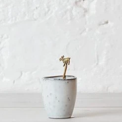 Nkuku Antique Brass Stag Spoon