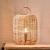 Nkuku Natural Noko Wicker Lamp Extra Small
