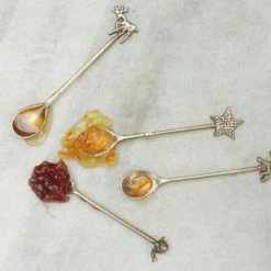 Nkuku Antique Brass Stag Spoon