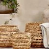 Nkuku Natural Naneli Water Hyacinth Basket Medium
