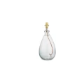 Nkuku Baba Clear Glass Lamp Small Tall