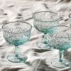 Nkuku Clear Karala Champagne Glass Set Of 4
