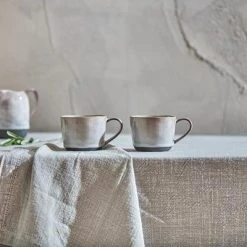 Nkuku Edo Glazed Grey Mug Small - Handcrafted Ceramic Mug for Coffee & Tea 5 Nkuku Edo Glazed Grey Mug Small