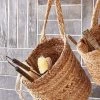 Nkuku Natural Chapad Hemp Wide Wall Hung Basket - Large