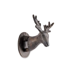 Nkuku Stag Door Knocker Black - Elegant & Durable Home Improvement Accessory 6 Nkuku Stag Door Knocker Black