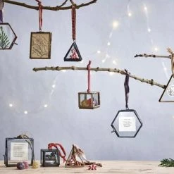 Nkuku Antique Black Tiny Kiko Triangular Decoration