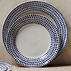 Nkuku Indigo Drop Side Plate
