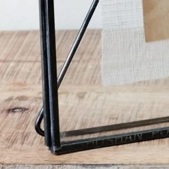 Nkuku Medium Danta Portrait Frame in Antique Black - Handcrafted Home Decor 3 Nkuku Medium Danta Portrait Frame In Antique Black