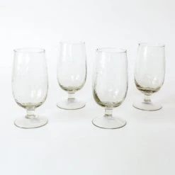 Nkuku Yala Hammered Glass - Set Of Four