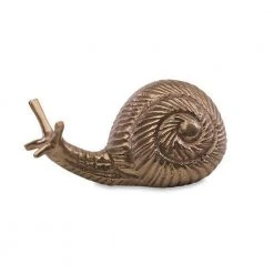 Nkuku Large Brass Snail Paper Weight