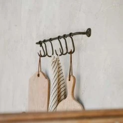 Nkuku Ikoma Hook Set In Antique Black