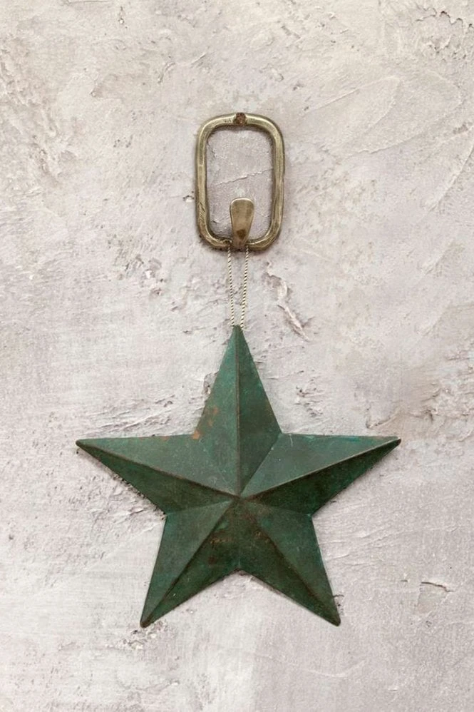 Nkuku Antique Brass Tima Square Hook - Elegant Wall Hook for Home Decor 1 Nkuku Antique Brass Tima Square Hook