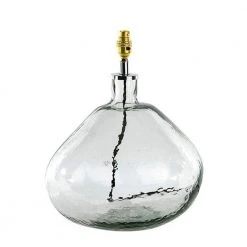 Nkuku Small Baba Glass Lamp