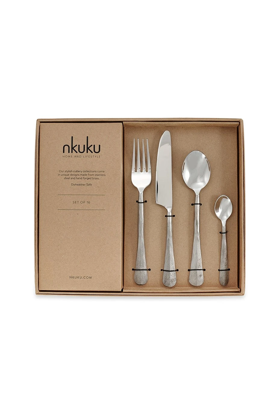 Nkuku Osko 16 Piece Cutlery Set - Elegant Tableware for Modern Dining (Multiple Colors Available) 1 Nkuku Osko 16 Piece Cutlery Set (More colours available)