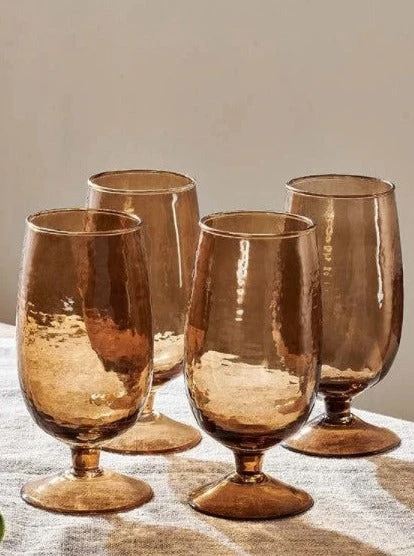 Nkuku Yala Smoked Brown Glass - Elegant Drinkware for Home & Dining 1 Nkuku Yala Smoked Brown Glass