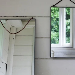 Nkuku Kiko Small Antique Zinc Mirror