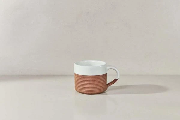 Nkuku Mali Ribbed Coffee Mug - Handcrafted Ceramic Mug for Coffee, Tea & Hot Drinks 2 Nkuku Mali Ribbed Coffee Mug
