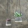 Nkuku Matamba Ceramic Hanging Planter - Lines