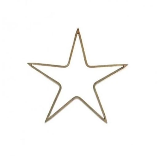 Nkuku Solid Brass Star Large
