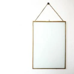 Nkuku Gigantic Antique Brass Kiko Frame Portrait 35 X 50 cm