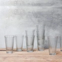 Nkuku Agar Six Tea Glass Set In Carrier