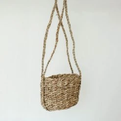 Nkuku Sangdi Seagrass Hanging Planter - Small