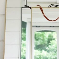 Nkuku Kiko Brass Mirror 30 X 30cm