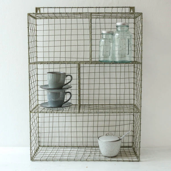 Nkuku Locker Room Shelf - Large | Rustic Wooden Storage Shelf for Home Decor 4 Nkuku Locker Room Shelf - Large