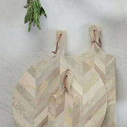 Nkuku NKUKU MANGO WOOD NALBARI PIZZA BOARD 64 X 53 Cm