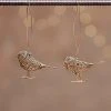 Nkuku Brass Ramya Wire Bird Set Of 3