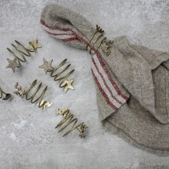 Nkuku Set of 4 Stag Napkin Rings