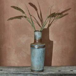 Nkuku Aged Zinc Bottle Vase