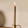 Nkuku Antique Brass Amri Iron Candlestick