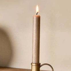 Nkuku Antique Brass Amri Iron Candlestick