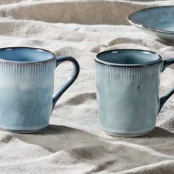 Nkuku Dusty Blue Malia Mug - Set Of 2