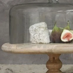 Nkuku Recycled Glass Dome Cake Stand