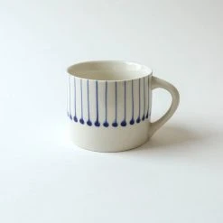 Nkuku Iba Ceramic Mug - Small Indigo | Handcrafted Ceramic Mug for Coffee & Tea | Eco-Friendly Drinkware 5 Nkuku Iba Ceramic Mug - Small Indigo