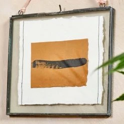 Nkuku Kiko Extra Large Landscape Frame In Zinc