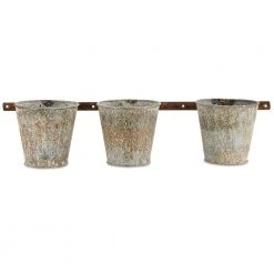 Nkuku Abari Wall Hung Triple Planter