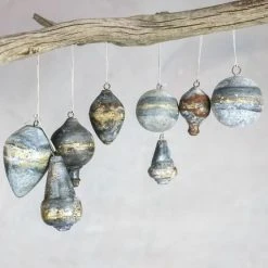 Nkuku Large Abari Zinc Bauble Cone