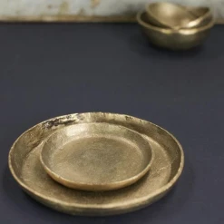 Nkuku Jahi Gold Plate Small