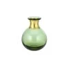 Nkuku Green Miza Mini Glass Vase