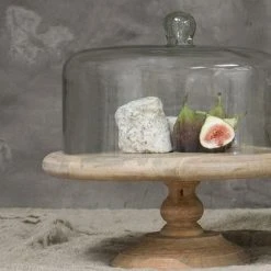 Nkuku Recycled Glass Dome Cake Stand By