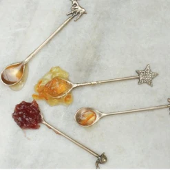 Nkuku Elephant Brass Spoons Set Of 2