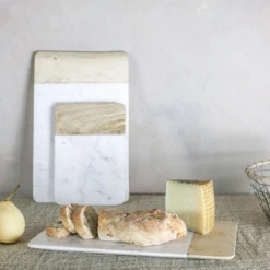 Nkuku Bwari Short Marble Board White